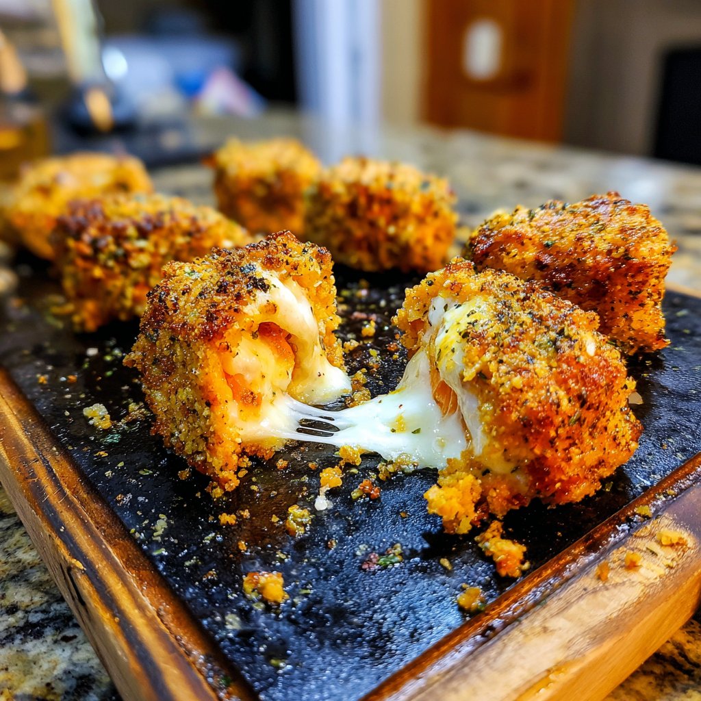 Crispy Cheesy Salmon Bites