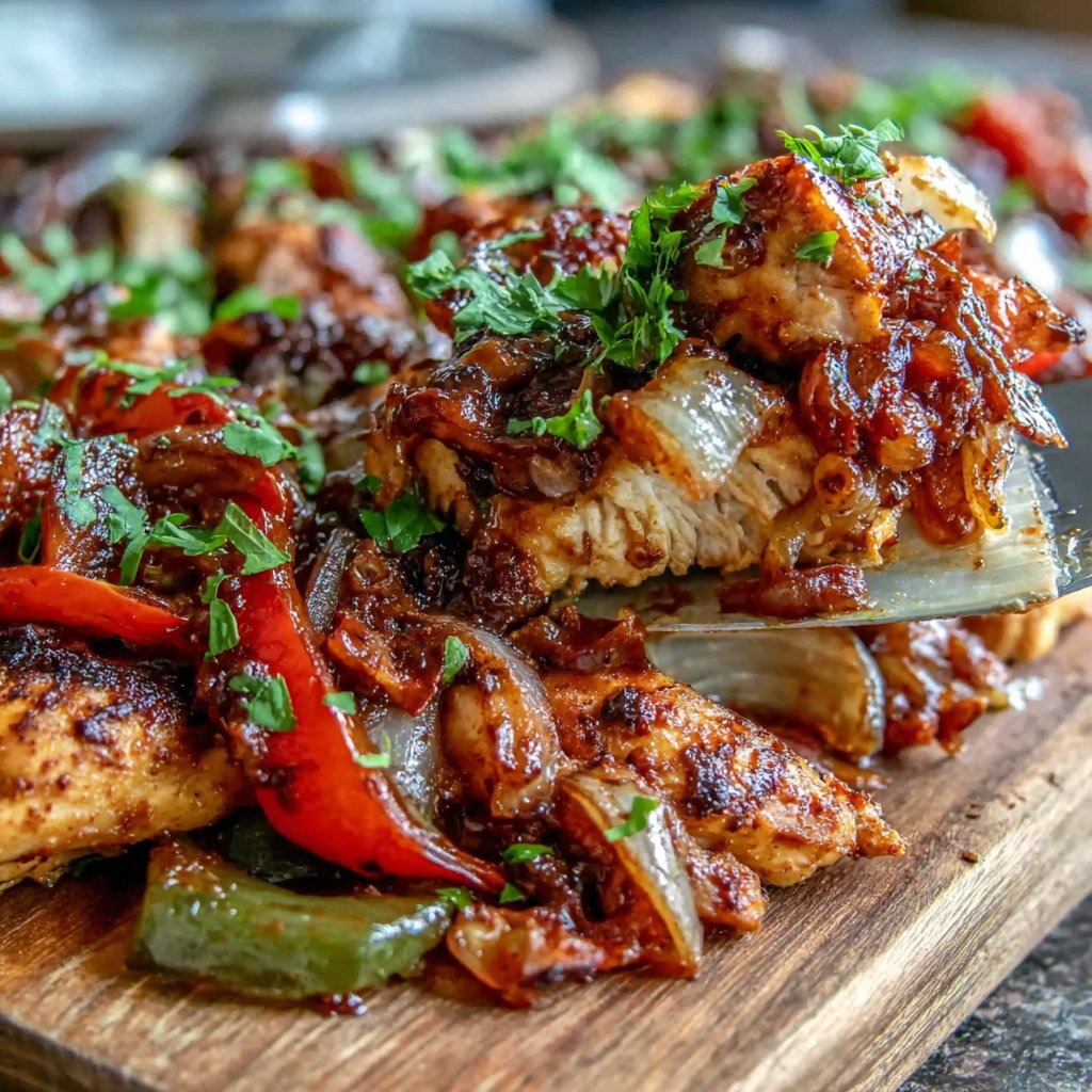 Chicken Fajita Sheet Pan