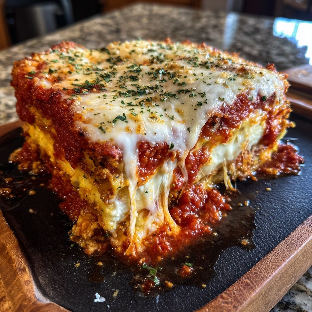 Baked Zucchini Noodle Lasagna