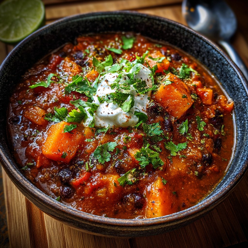 Smoky Sweet Potato Chili