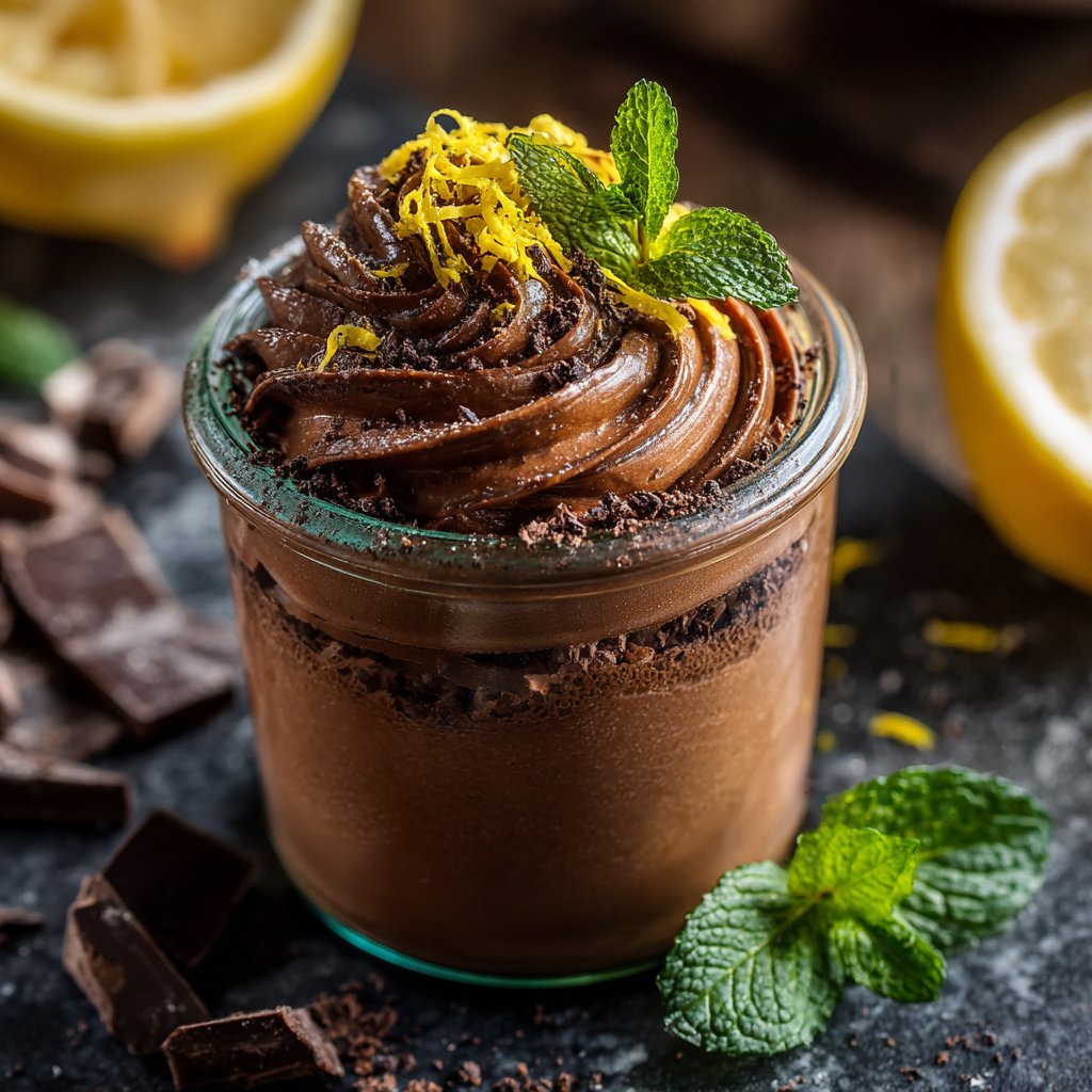 Lemon-Lime Chocolate Mousse