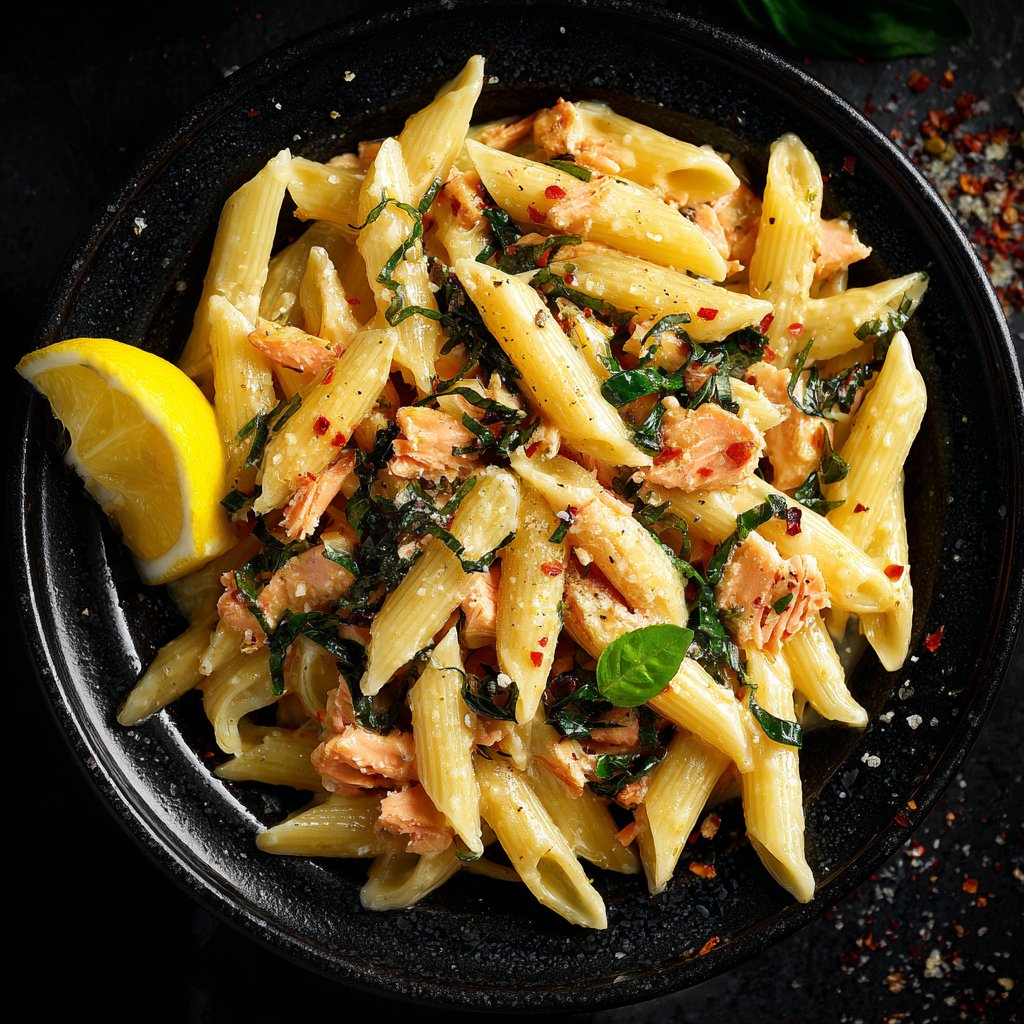 Italian Salmon Penne