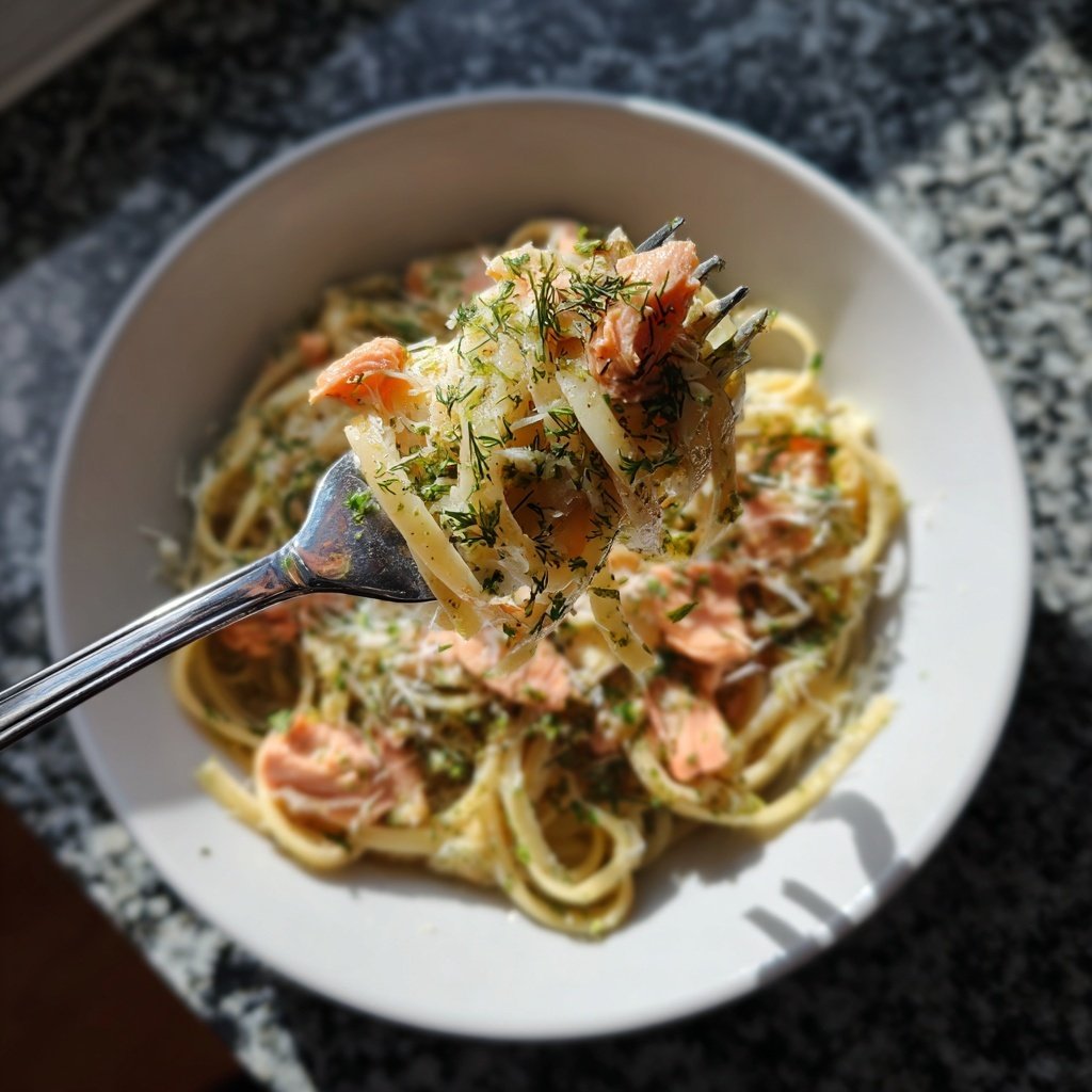 Salmon and Fennel Pasta Dish