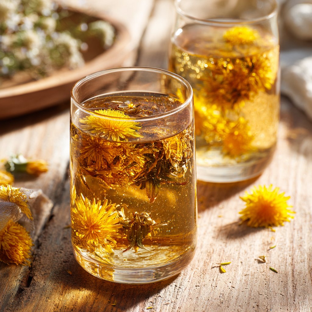 Sweet and Tangy Dandelion Brew