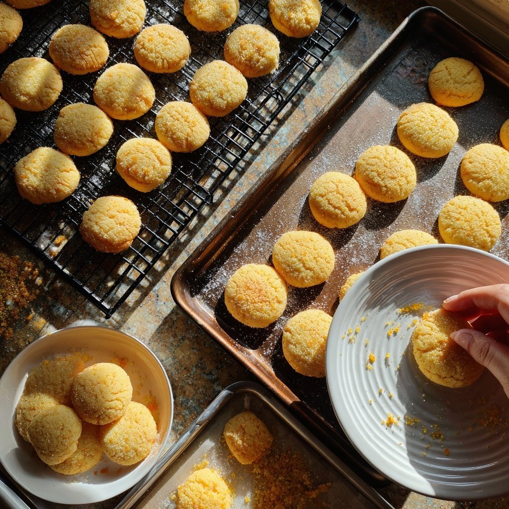 Orange Zest Sugar Cookies