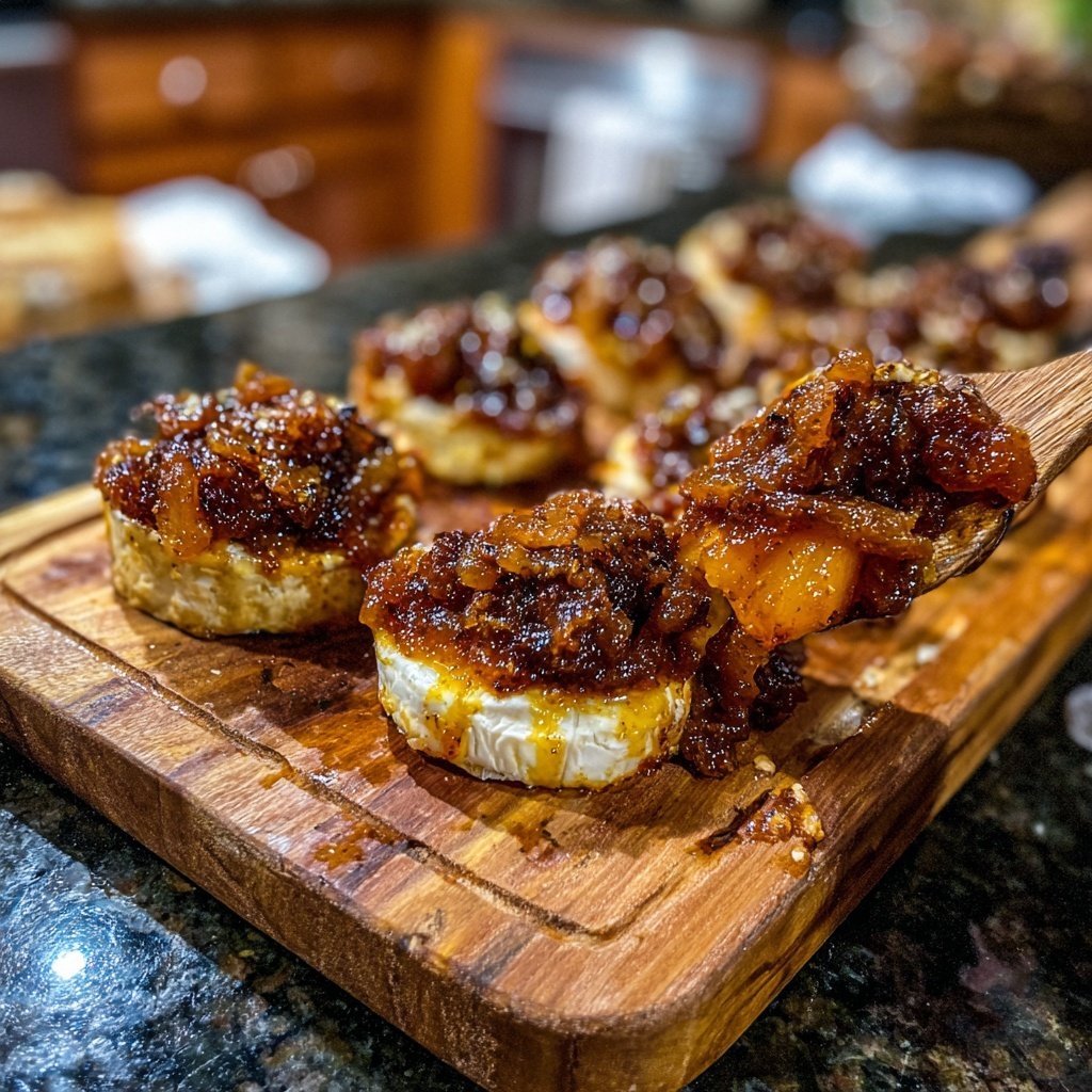 Peach Chutney Cheese Board Bites