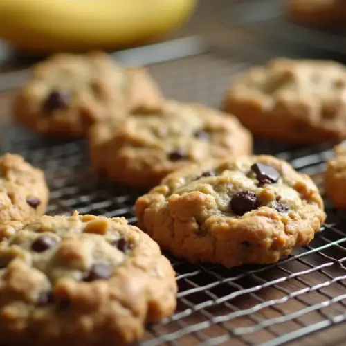 banana oatmeal cookies