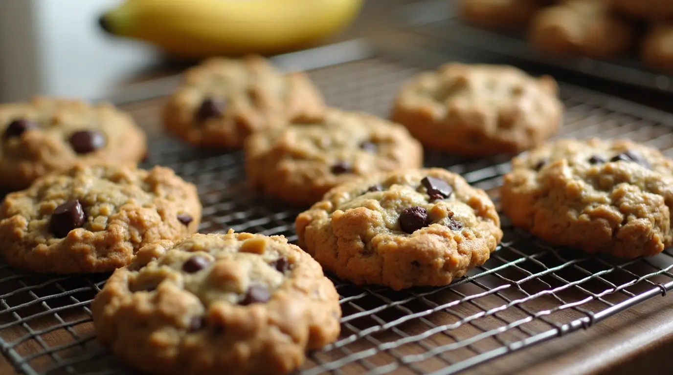 banana oatmeal cookies